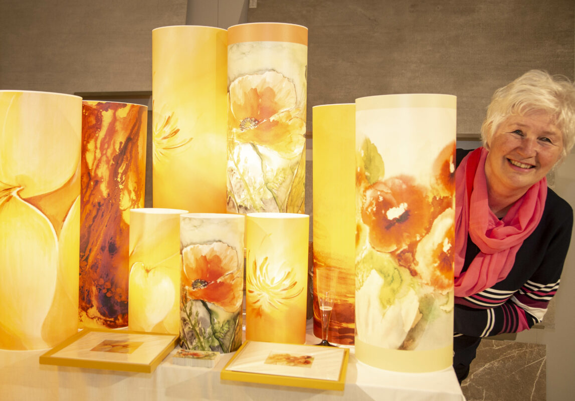 Lichtsäulen von Monika Langen