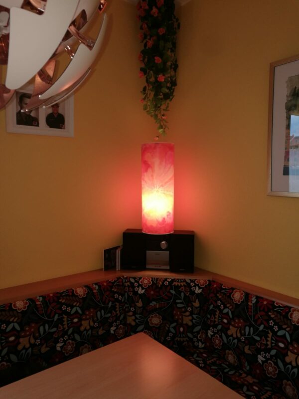 Lichtsäule in der Ecke